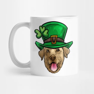 St Patricks Day Yellow Labrador Retriever Mug